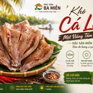 Khô cá lóc đồng của Thương hiệu Cẩm Giang, một trong những đặc sản của Tam Nông, Đồng Tháp